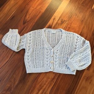 NWOT Twelfth Love Cropped Cardigan